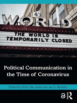 cover image of Political Communication in the Time of Coronavirus